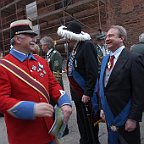 EGS-Ritter-Polen132  Bei der Frühjahrstagung der EGS in Polen wurde auch der Keldenicher Ex-Bundesschützenkönig Heinz-Peter Metzen zum Ritter geschlagen  Bild: Reiner Züll : Schützen, Polen, Ritterschlag