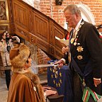 EGS-Ritter-Polen210  Bei der Frühjahrstagung der EGS in Polen wurde auch der Keldenicher Ex-Bundesschützenkönig Heinz-Peter Metzen zum Ritter geschlagen  Bild: Reiner Züll : Schützen, Polen, Ritterschlag