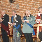 EGS-Ritter-Polen264  Bei der Frühjahrstagung der EGS in Polen wurde auch der Keldenicher Ex-Bundesschützenkönig Heinz-Peter Metzen zum Ritter geschlagen  Bild: Reiner Züll : Schützen, Polen, Ritterschlag