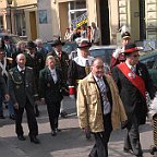 EGS-Ritter-Polen399  Bei der Frühjahrstagung der EGS in Polen wurde auch der Keldenicher Ex-Bundesschützenkönig Heinz-Peter Metzen zum Ritter geschlagen  Bild: Reiner Züll : Schützen, Polen, Ritterschlag