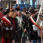 EGS-Ritter-Polen446  Bei der Frühjahrstagung der EGS in Polen wurde auch der Keldenicher Ex-Bundesschützenkönig Heinz-Peter Metzen zum Ritter geschlagen  Bild: Reiner Züll : Schützen, Polen, Ritterschlag