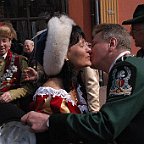 EGS-Ritter-Polen461  Bei der Frühjahrstagung der EGS in Polen wurde auch der Keldenicher Ex-Bundesschützenkönig Heinz-Peter Metzen zum Ritter geschlagen  Bild: Reiner Züll : Schützen, Polen, Ritterschlag